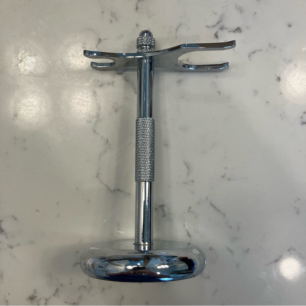 Safety Razor Stand,Shaving Brush Stand for Men,Extra Wide Openings-Fits Most!